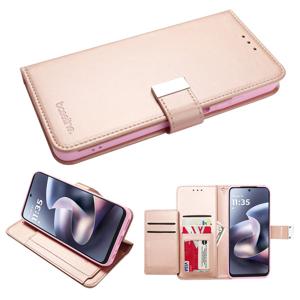 baseline Wallet Folio Case for Motorola Moto G 5G (2026)/Moto G Play (2026) / Moto G 5G (2025) - Rose Gold - BMG5G26PCMJG035-2.jpg