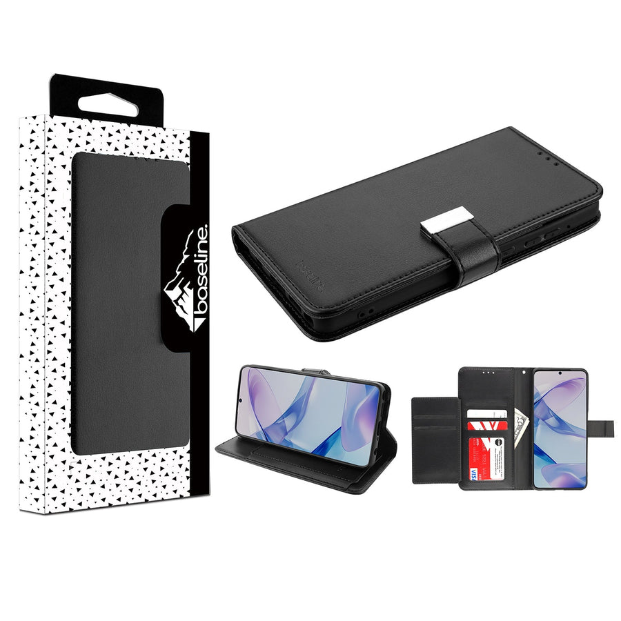 baseline Wallet Folio Case for Motorola Moto G Stylus 5G (2026) / Moto G Stylus 5G (2025) - Black / Black