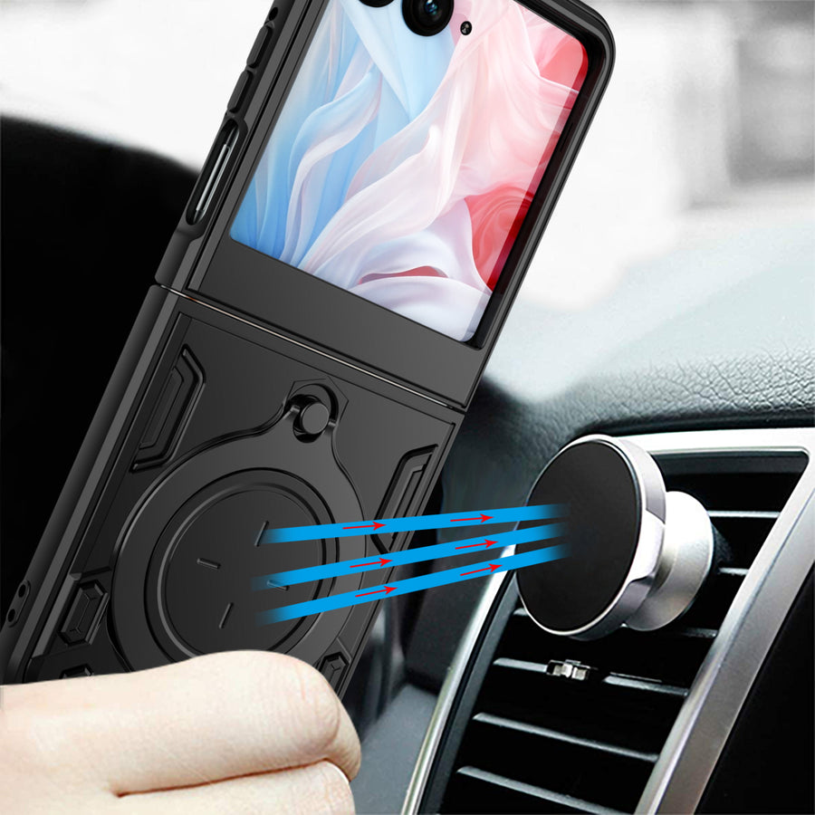 baseline Anti-Drop Hybrid Protector Case (with Ring Stand) for Motorola razr (2024) / razr (2025) / razr (2026) - Black / Black - BMRAZR5CSFSSS671-9.jpg