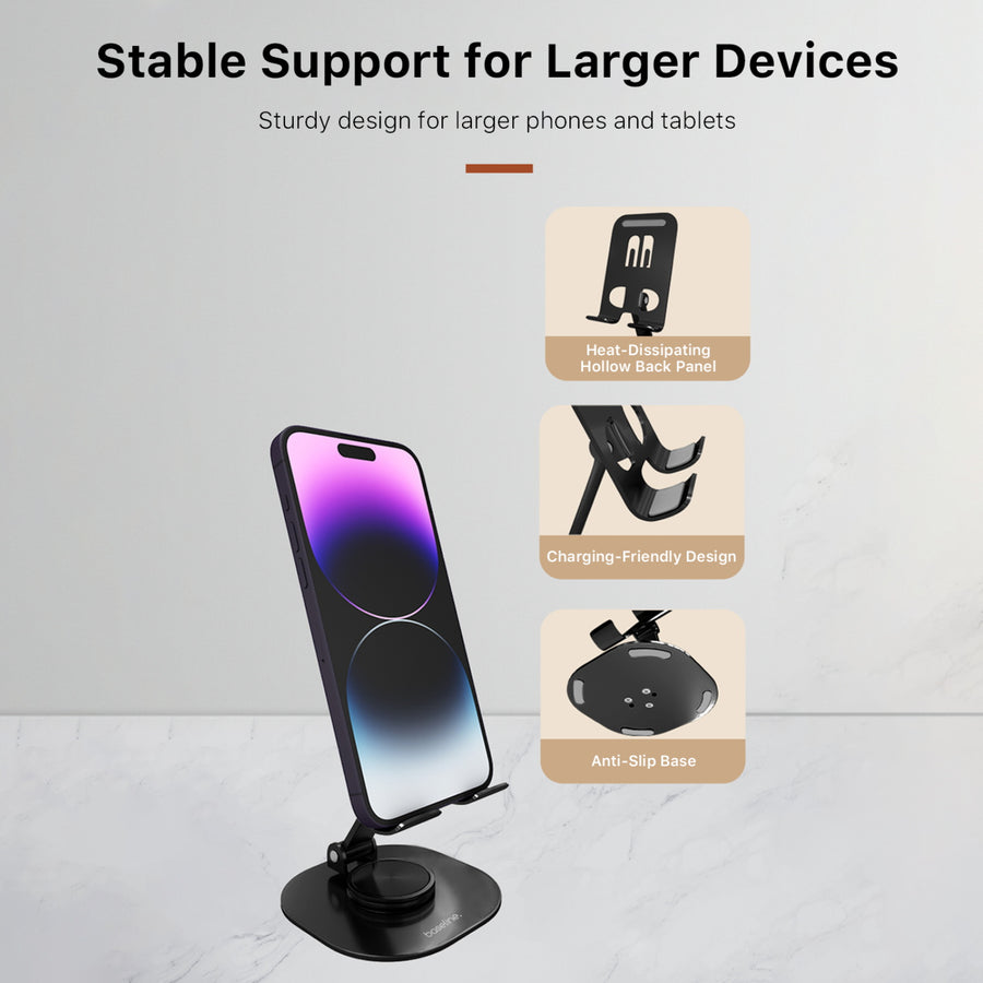 baseline 360° View Rotating Stand for Phones and Tablets - Black - BOTHMNUSU013-5.jpg