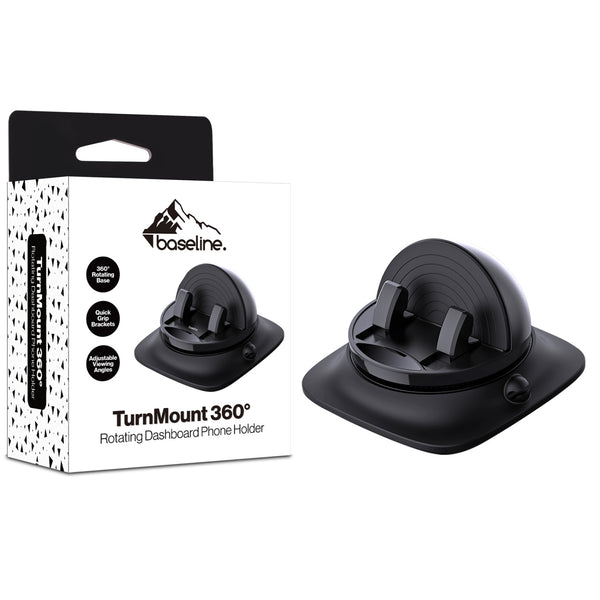 baseline TurnMount 360° Rotating Dashboard Phone Holder - Black - BOTHMNVEH120-1.jpg