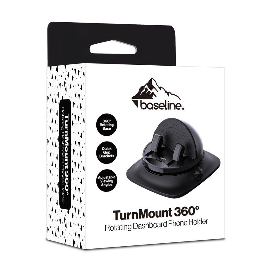 baseline TurnMount 360° Rotating Dashboard Phone Holder - Black - BOTHMNVEH120-11.jpg