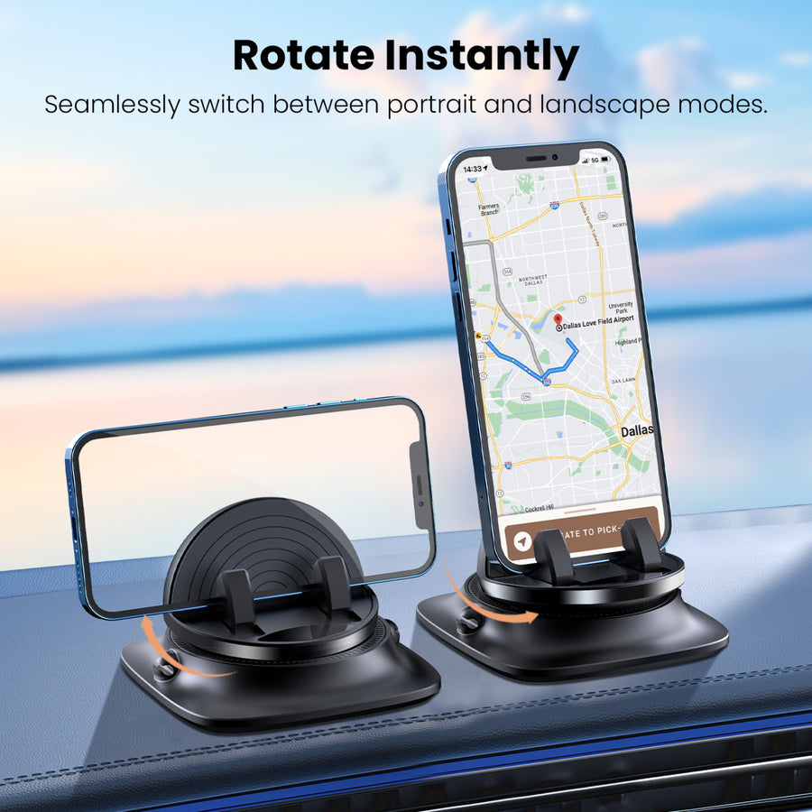 baseline TurnMount 360° Rotating Dashboard Phone Holder - Black - BOTHMNVEH120-4.jpg