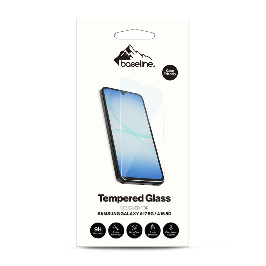 baseline Tempered Glass Screen Protector (2.5D) for Samsung Galaxy A17 5G / Galaxy A16 5G - Clear - BSA175GSC90-8.jpg