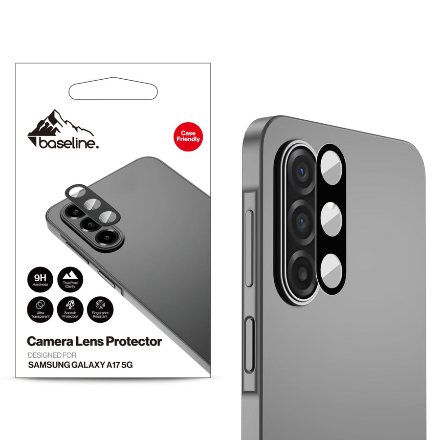 baseline Tempered Glass Lens Protector for Samsung Galaxy A17 5G - Black