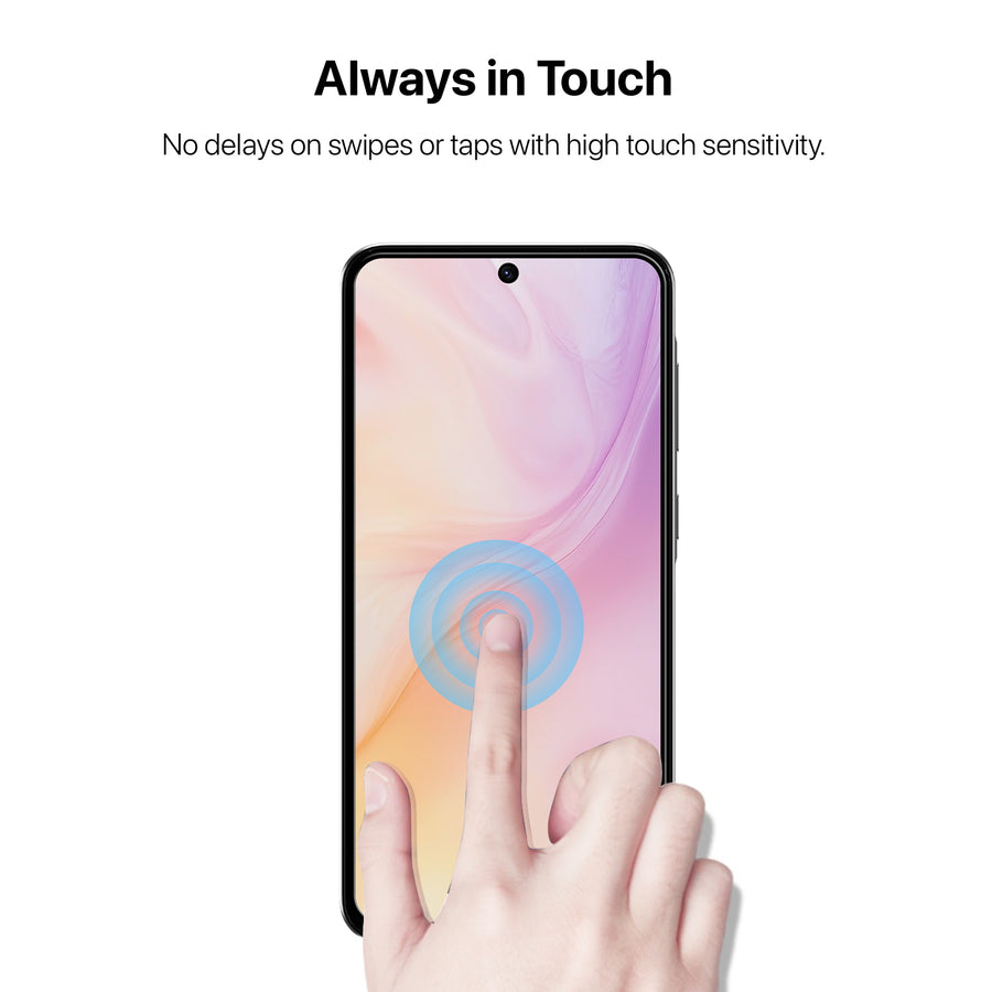 baseline Privacy Full Coverage Tempered Glass Screen Protector for Samsung Galaxy A36 5G / Galaxy A56 5G - Black - BSA365GSCF112-7.jpg