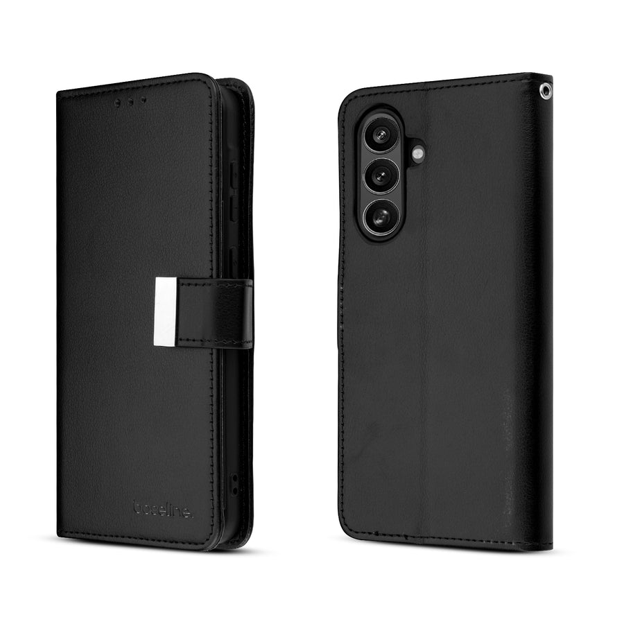 baseline Wallet Folio Case for Samsung Galaxy A37 5G / Galaxy A36 5G - Black / Black - BSA375GPCMJG031-6.jpg