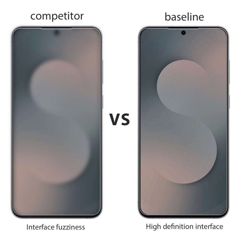 baseline Tempered Glass Screen Protector (2.5D) for Samsung Galaxy S25 Fan Edition - Clear - BSS25FESC90-5.jpg