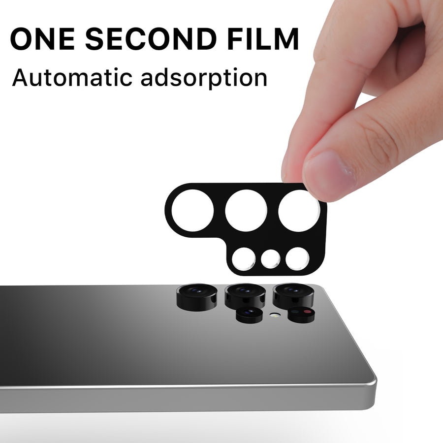 baseline Tempered Glass Lens Protector for Samsung Galaxy S25 Ultra - Black - BSS25USCLE80-3.jpg