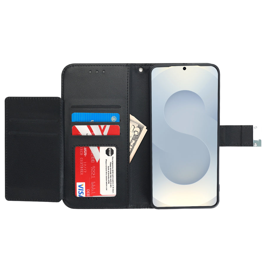 baseline Wallet Folio Case for Samsung Galaxy S26 - Black / Black - BSS26PCMJG031-3.jpg