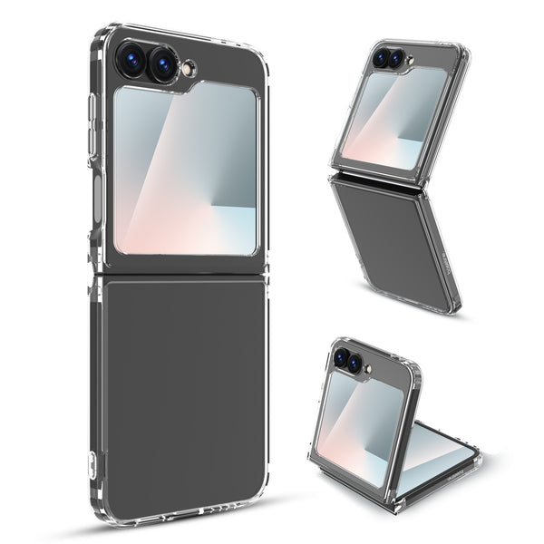 baseline Gummy Series Case for Samsung Galaxy Z Flip7 FE / Galaxy Z Flip6 - Clear - BSZFP7FECSCAM0141A-2.jpg
