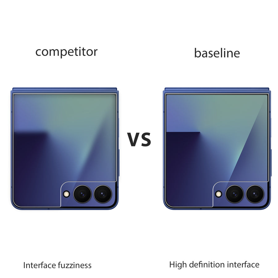 baseline Tempered Glass Screen Protector (2.5D) for Samsung Galaxy Z Flip7 - Clear - BSZFP7SC90-5.jpg