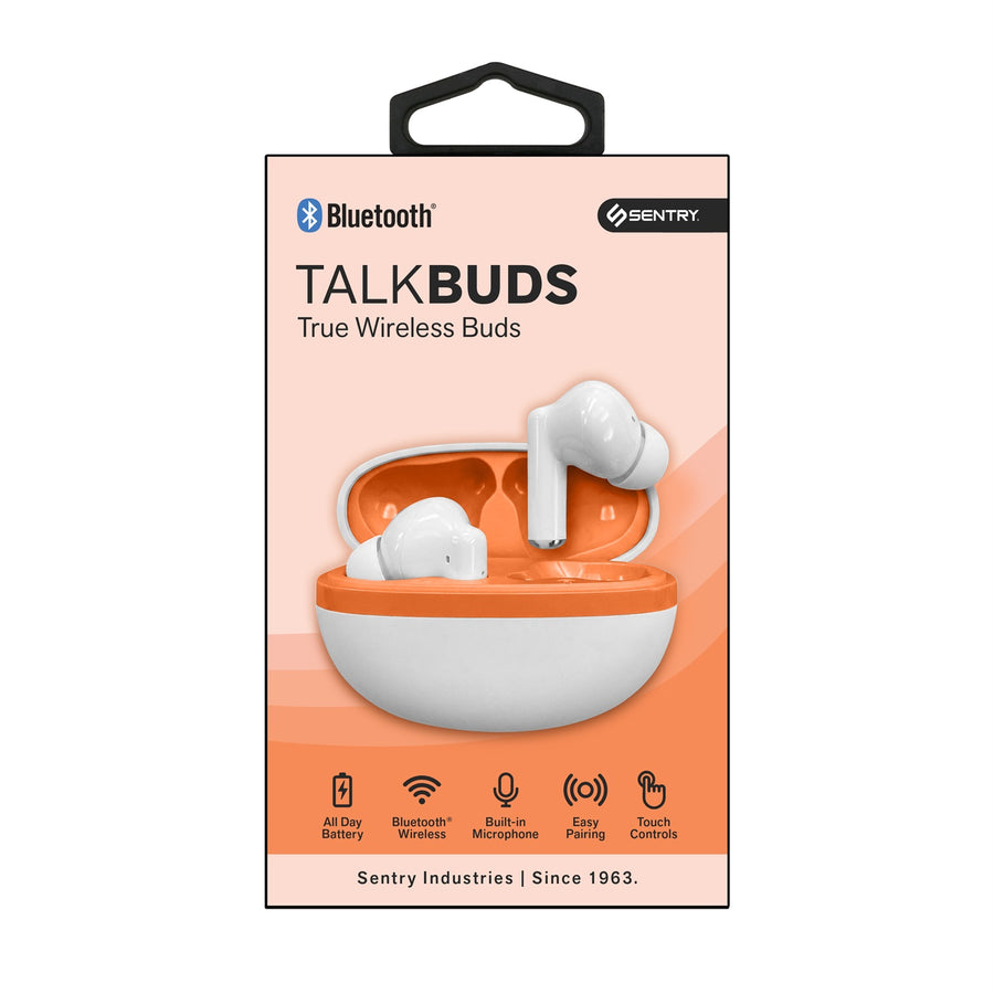 Sentry Talk Buds True Wireless Earbuds - Orange - BT754.jpg