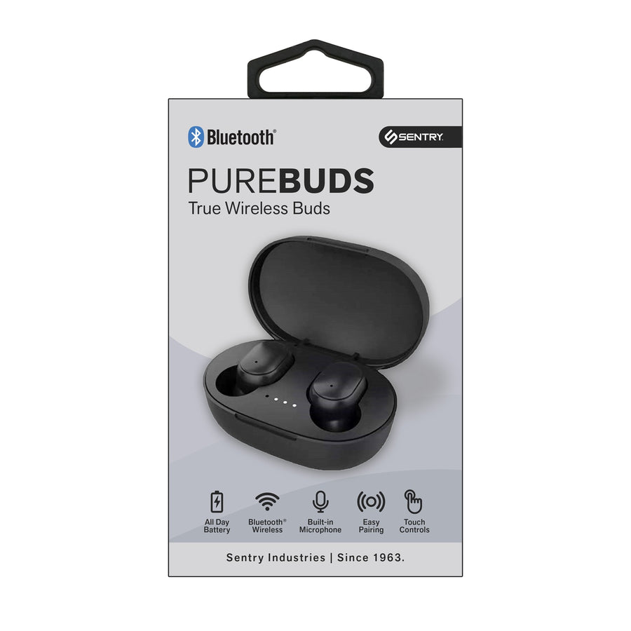 Sentry Pure Buds True Wireless Earbuds - Black - BT781.jpg