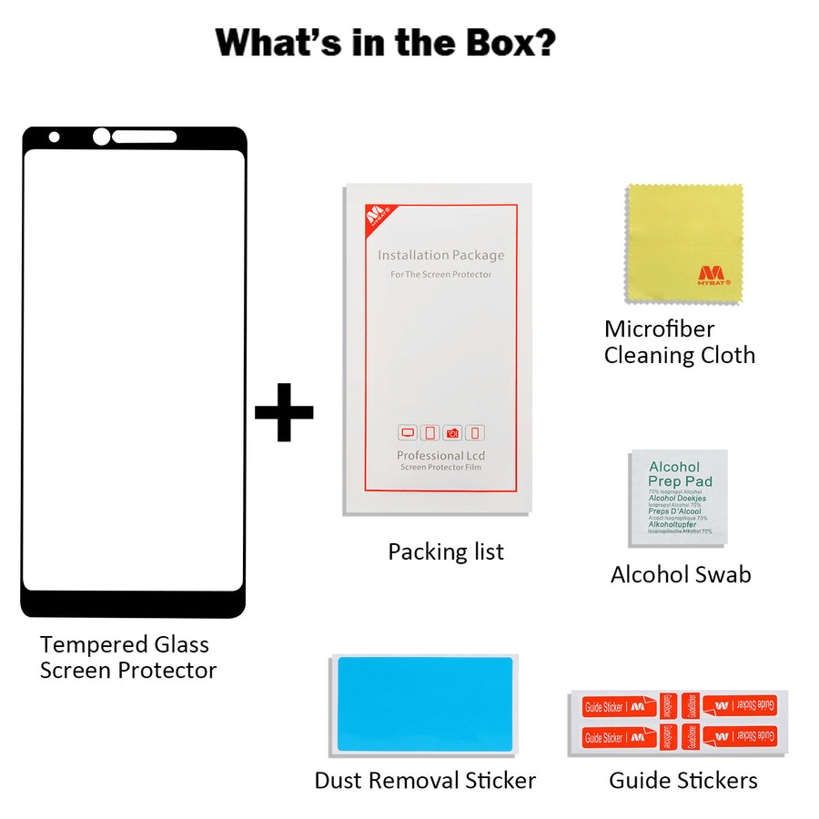 MyBat Full Coverage Tempered Glass Screen Protector for Coolpad 3705A (Legacy) - Black - CP3705ALCDSCPR85A-6.jpg