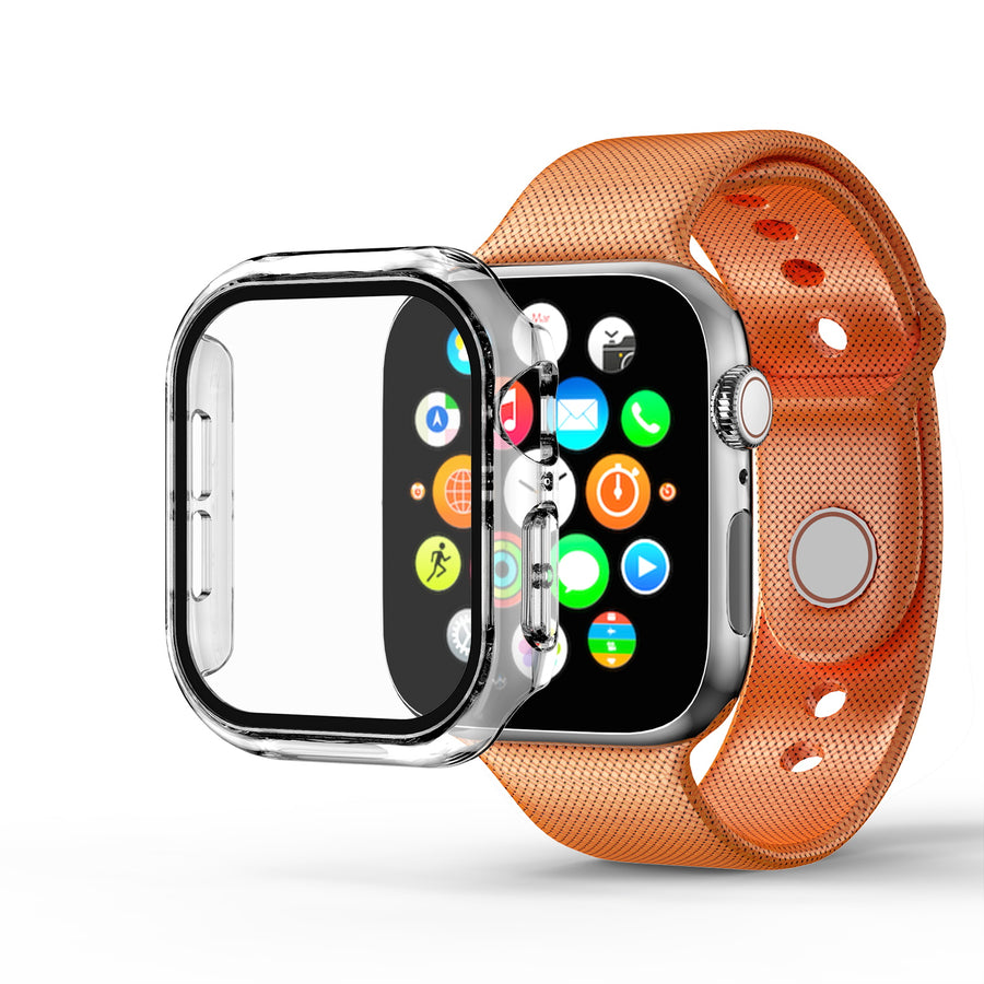 echelon Fusion Protector Case (with Tempered Glass Screen Protector) for Apple Watch Series 4 40mm - Transparent Clear - EAPWH40CSFSSC004-3.jpg