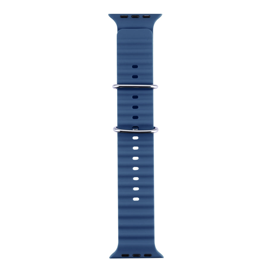 echelon ComfyFit Silicone Strap for Apple Watch Series 9 45mm/Watch Series 10 46mm / Watch SE 3 44mm - Dark Blue - EAWHS945BAN284-3.jpg