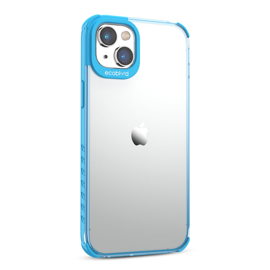 EcoBlvd Laguna Collection Case for Apple iPhone 14 Plus (6.7) - Cascade Blue (100% Compostable & Plant-Based) - ECO-LAG-IP14M-BL-3.jpg