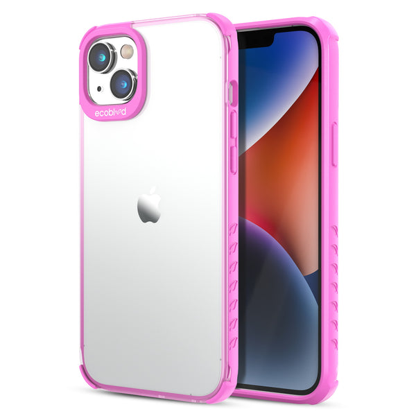 EcoBlvd Laguna Collection Case for Apple iPhone 14 Plus (6.7) - Wildflower Pink (100% Compostable & Plant-Based) - ECO-LAG-IP14M-PK-1.jpg