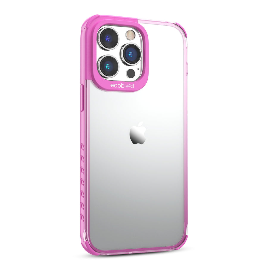 EcoBlvd Laguna Collection Case for Apple iPhone 14 Pro (6.1) - Wildflower Pink (100% Compostable & Plant-Based) - ECO-LAG-IP14P-PK-3.jpg