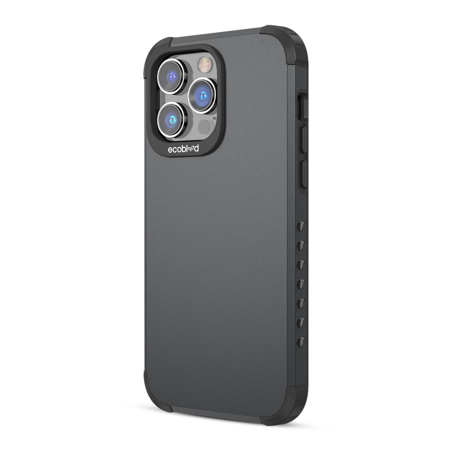 EcoBlvd Mojave Collection Case for Apple iPhone 14 Pro - Midnight Black (100% Compostable & Plant-Based) - ECO-MOJ-IP14P-BK-4.jpg