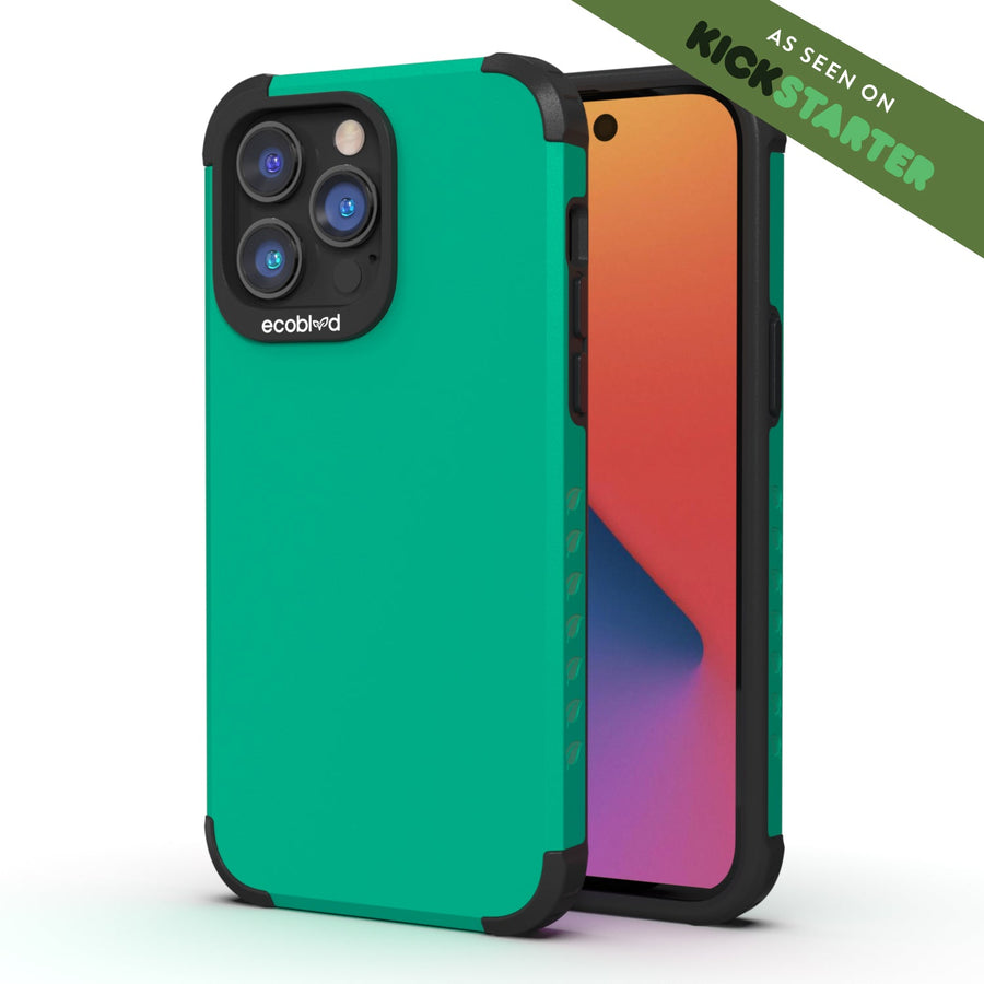 EcoBlvd Mojave Collection Case for Apple iPhone 14 Pro Max - Foliage Green (100% Compostable & Plant-Based)