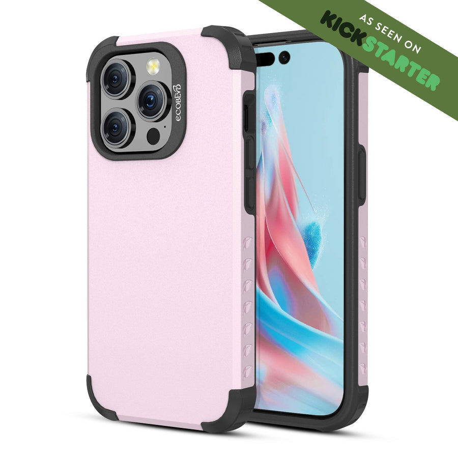 EcoBlvd MojaveCollectionCase for Apple iPhone 15 Pro (6.1) -Pastel Lilac (100% Compostable & Plant-Based)