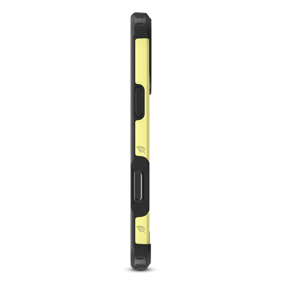 EcoBlvd Reforge Collection Case for Apple iPhone 16 Plus - Buttercup Yellow (100% Compostable & Plant-Based) - ECO-REF-IP16M-YL-2.JPG
