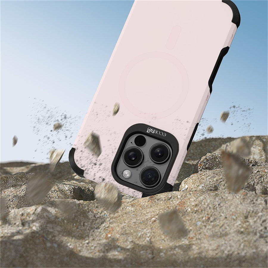 EcoBlvd Reforge Collection Case for Apple iPhone 16 Pro Max - Petal Pink (100% Compostable & Plant-Based) - ECO-REF-IP16PM-PK-4.jpg
