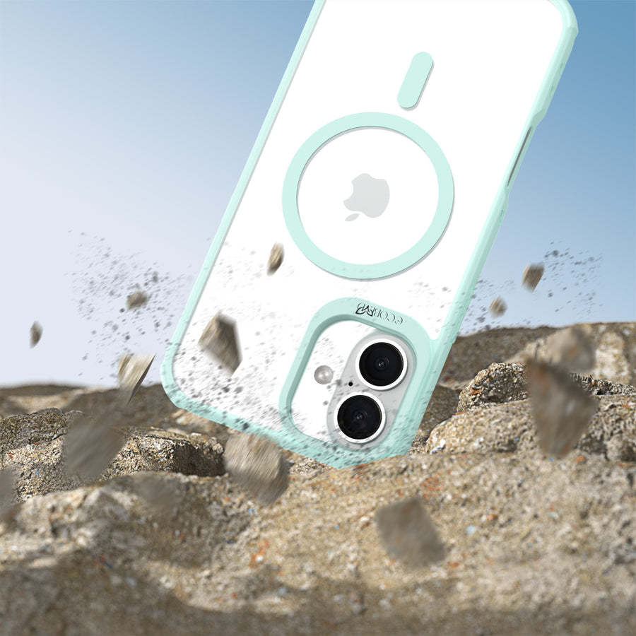 EcoBlvd Revive Collection Case for Apple iPhone 16 Plus - Seafoam Green (100% Compostable & Plant-Based) - ECO-REV-IP16M-GN-4.jpg