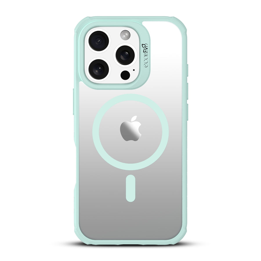 EcoBlvd Revive Collection Case for Apple iPhone 16 Pro - Seafoam Green (100% Compostable & Plant-Based) - ECO-REV-IP16P-GN-1.JPG