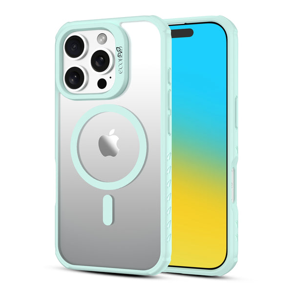 EcoBlvd Revive Collection Case for Apple iPhone 16 Pro - Seafoam Green (100% Compostable & Plant-Based) - ECO-REV-IP16P-GN.JPG