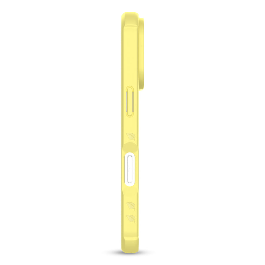 EcoBlvd Revive Collection Case for Apple iPhone 16 Pro - Buttercup Yellow (100% Compostable & Plant-Based) - ECO-REV-IP16P-YL-3.jpg