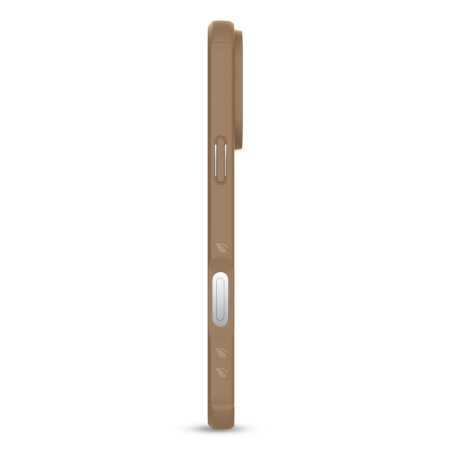 EcoBlvd Revive Collection Case for Apple iPhone 16 Pro Max - Clay Brown (100% Compostable & Plant-Based) - ECO-REV-IP16PM-BR-2.JPG