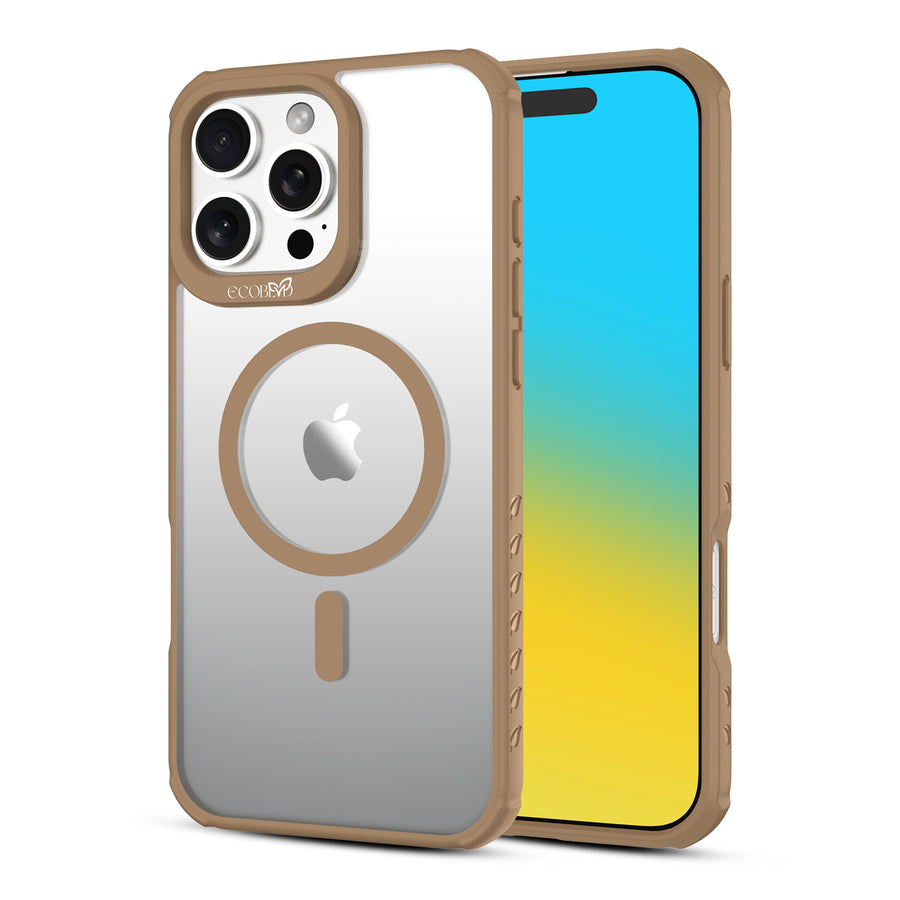 EcoBlvd Revive Collection Case for Apple iPhone 16 Pro Max - Clay Brown (100% Compostable & Plant-Based) - ECO-REV-IP16PM-BR.JPG