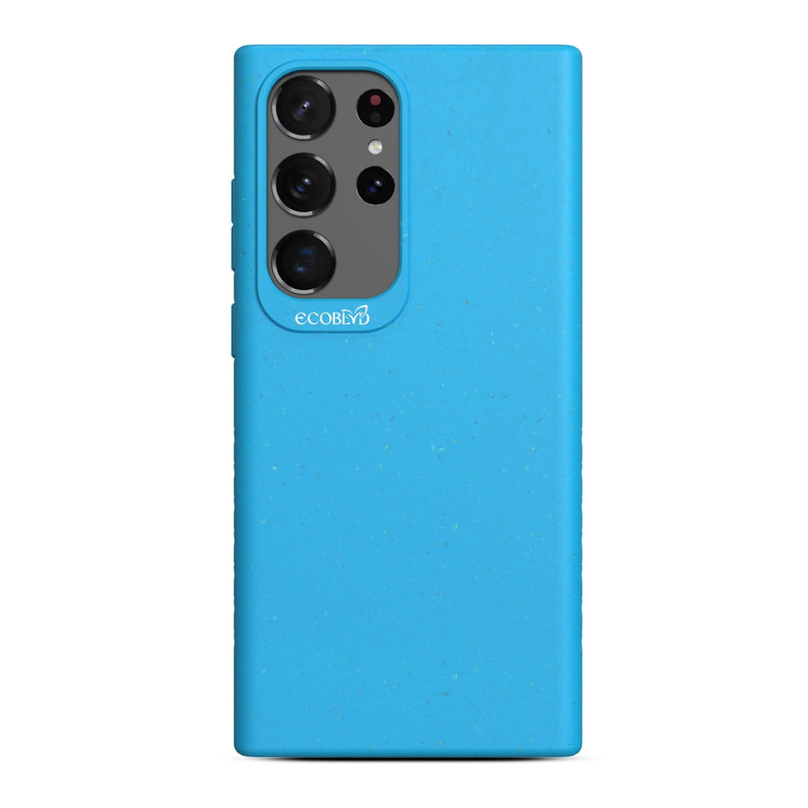 EcoBlvd Sequoia Collection Case for Samsung Galaxy S23 Ultra - Cascade Blue (100% Compostable & Plant-Based)