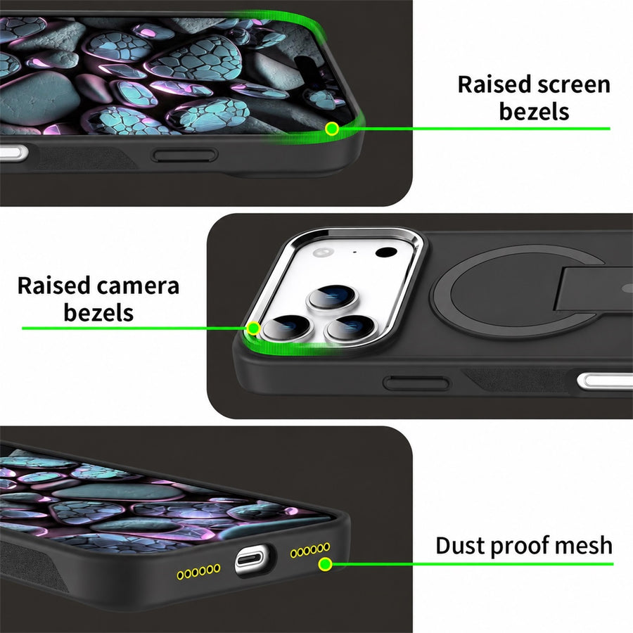 EDGE HaloStand MagSafe Case for Apple iPhone 18 Pro / 17 Pro - Black - EDHLST18P-BK-4.JPG