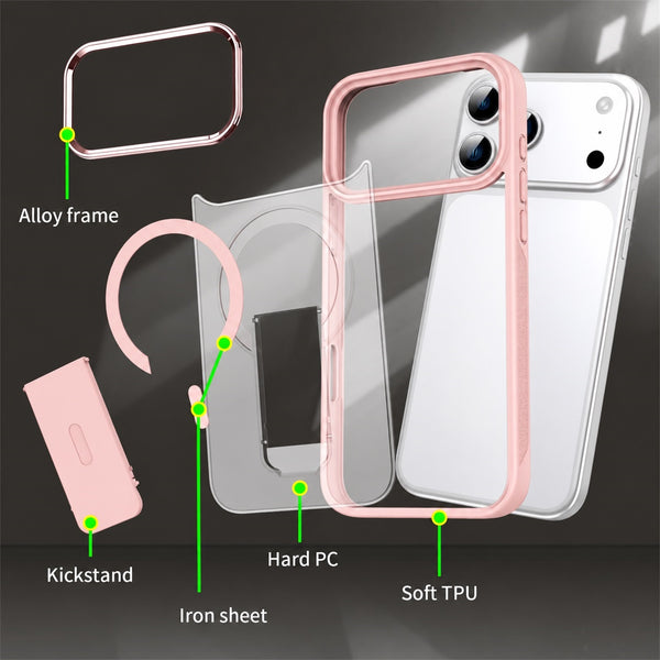 EDGE HaloStand MagSafe Case for Apple iPhone 18 Pro Max / 17 Pro Max - Light Pink - EDHLST18PM-LP-2.JPG