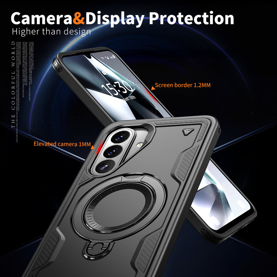 EDGE Mag Duo Case with Magnetic Kickstand Ring for Samsung Galaxy A27 5G - Black - EDMGDUOA27-BK-5.jpg