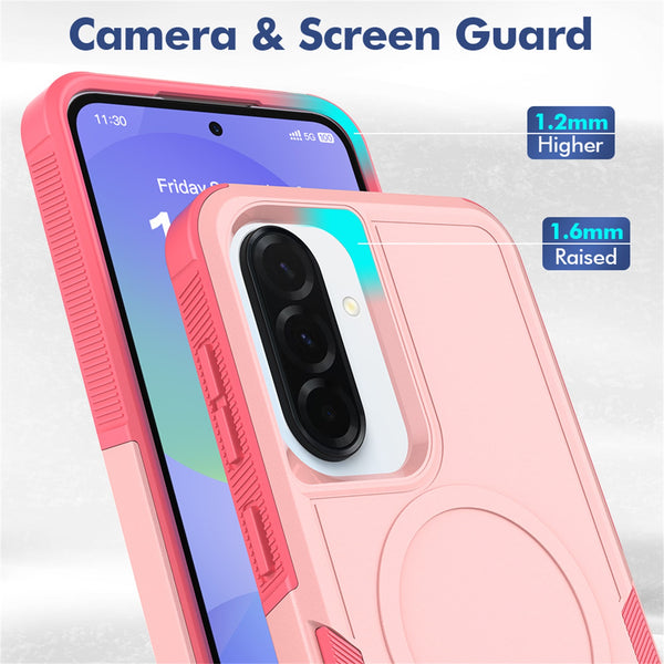 EDGE Mag Matte Magnetic Case for Samsung Galaxy A27 5G - Pink - EDMGMTA27-PK-1.jpg