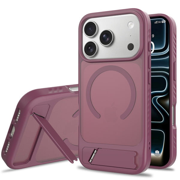 EDGE Mag Pro Case with Kickstand for Apple iPhone 18 Pro / 17 Pro - Cherry Red - EDMGPR18P-CH.jpg