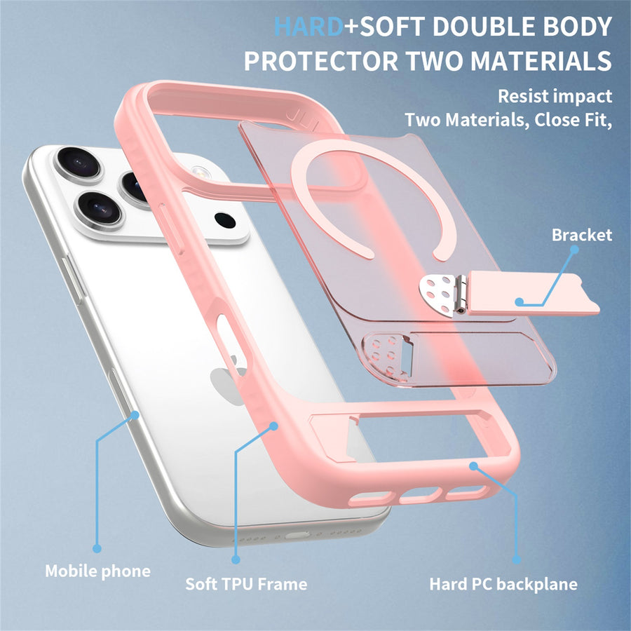 EDGE Mag Pro Case with Kickstand for Apple iPhone 18 Pro / 17 Pro - Light Pink - EDMGPR18P-LP-3.jpg