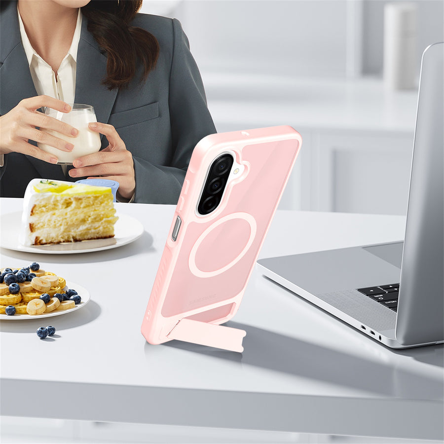 EDGE Mag Pro Case with Kickstand for Samsung Galaxy A17 5G / Galaxy A16 5G - Light Pink - EDMGPRA17-LP-7.jpg