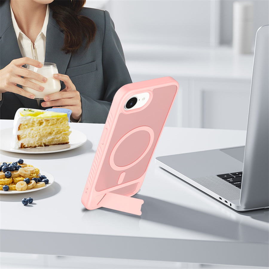 EDGE Mag Pro Case with Kickstand for Apple iPhone 17e / 16e - Light Pink - EDMGPRIPH16E-LP-8.jpg