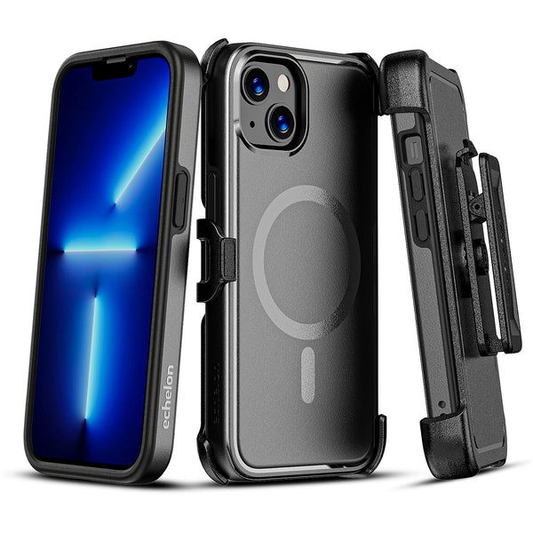 echelon Fuse Series MagSafe Case with Holster for Apple iPhone 17e / 16e / 14 / 13 - Black - EIP13CSD5MS301-2.jpg