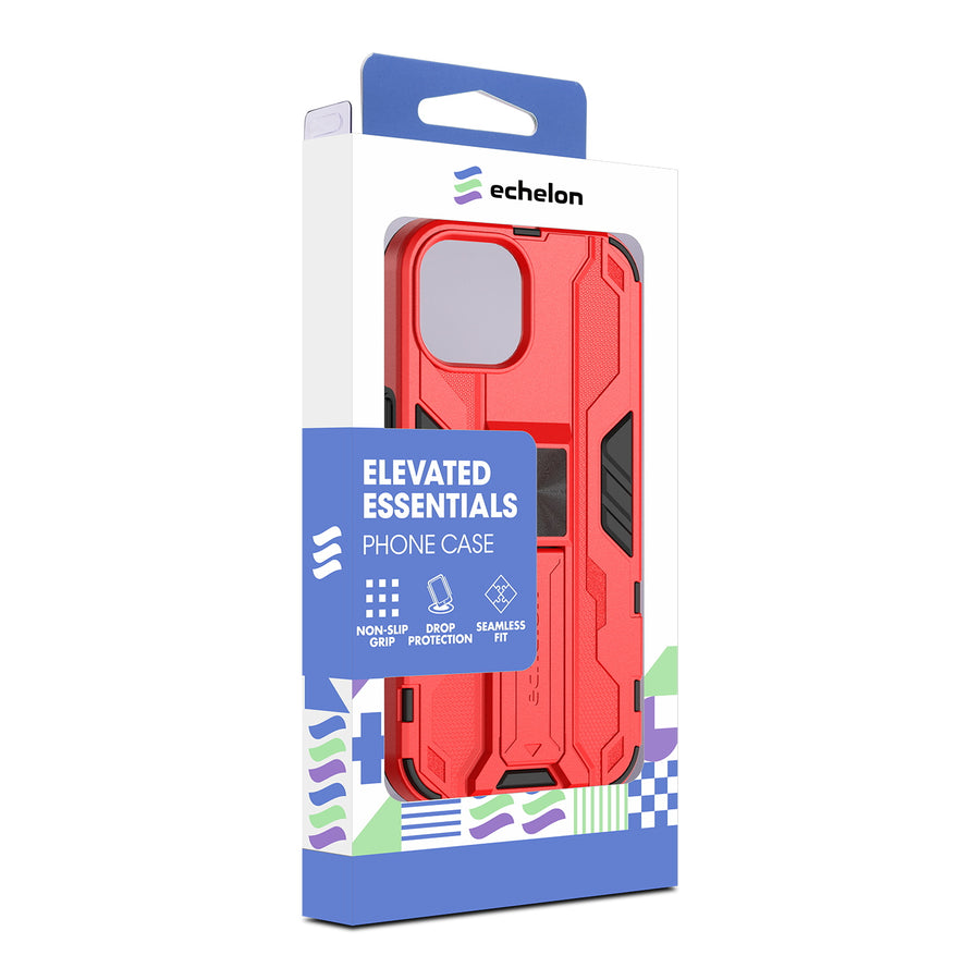 echelon Reflex Series Case w Kickstand for Apple iPhone 15 - Red - EIP15CSRSKS002-10.jpg