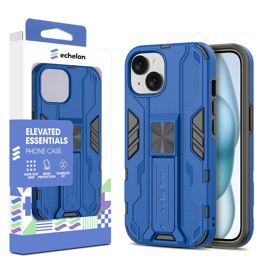 echelon Reflex Series Case w Kickstand for Apple iPhone 15 - Reflex Blue