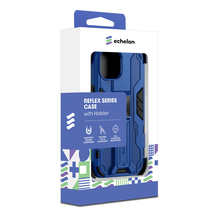 echelon Reflex Series Case with Holster for Apple iPhone 15 - Reflex Blue - EIP15CSRSKS303-8.jpg