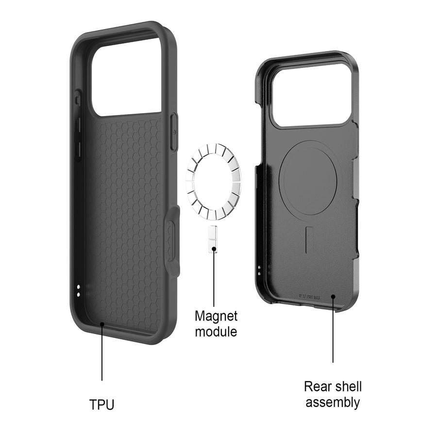 echelon Fuse Series w/ MagSafe Case for Apple iPhone 18 Pro / 17 Pro - Black - EIP18PCSD5MS101-6.JPG