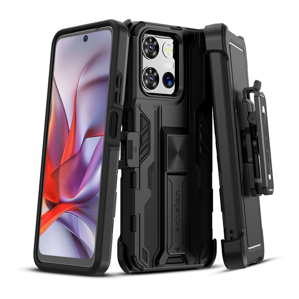 echelon Reflex Series Case with Holster for Motorola Moto G 5G (2025) - Black - EMG5G25CSRSKS301-2.jpg